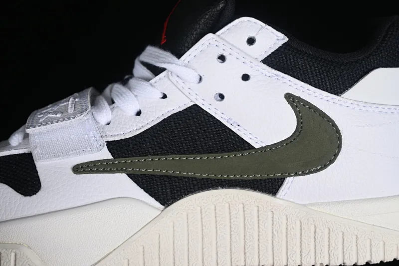 All categories Air Jordan Jordan series basketball shoes Air Jordan 1 Low F version Travis Scott x Jordan Cut The Check AJ1 Joe 1 hook and loop fashion basketball shoes FZ8117-100
